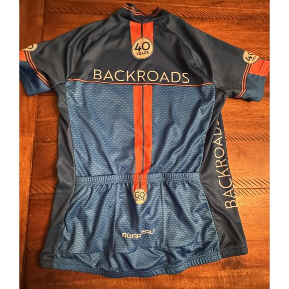 Louis Garneau Women’s Medium Cycling Jersey Backroads Polyester NICE ZIP Front - Picture 5 of 7